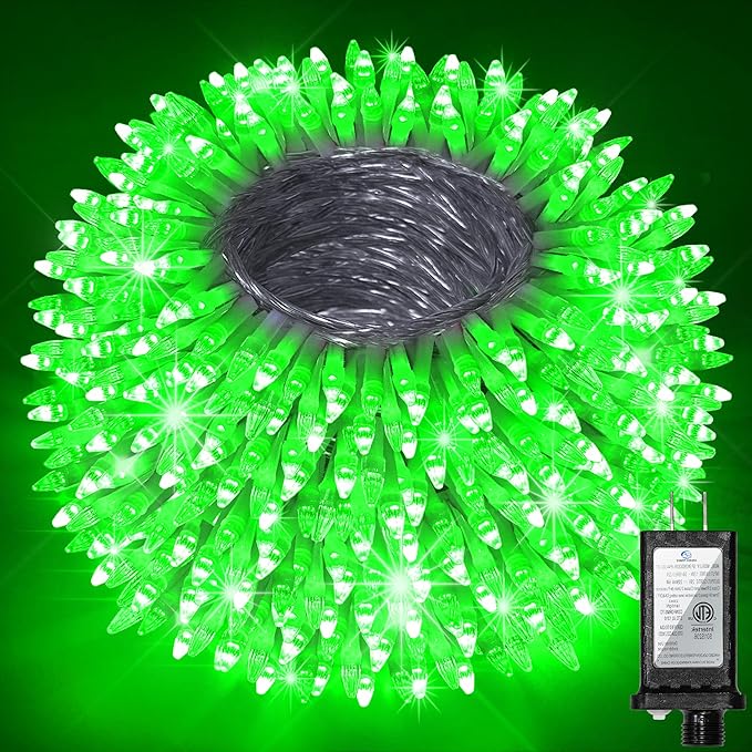 1500 LED 470FT Christmas Lights Outdoor, Christmas String Fairy Lights with Timer & Memory, Waterproof 12 Modes Dimmable Twinkle Tree Lights for Home Patio Wedding Party Yard Xmas Decorations, Green