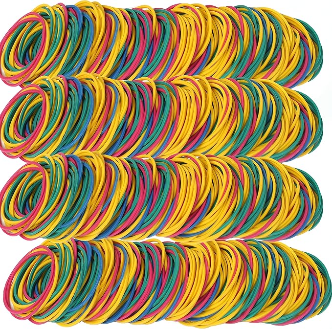 Rubber Bands Size #16 multicolour Elastic Rubber Band small 600 Pcs size16 rubber bands office supplies home Package Household