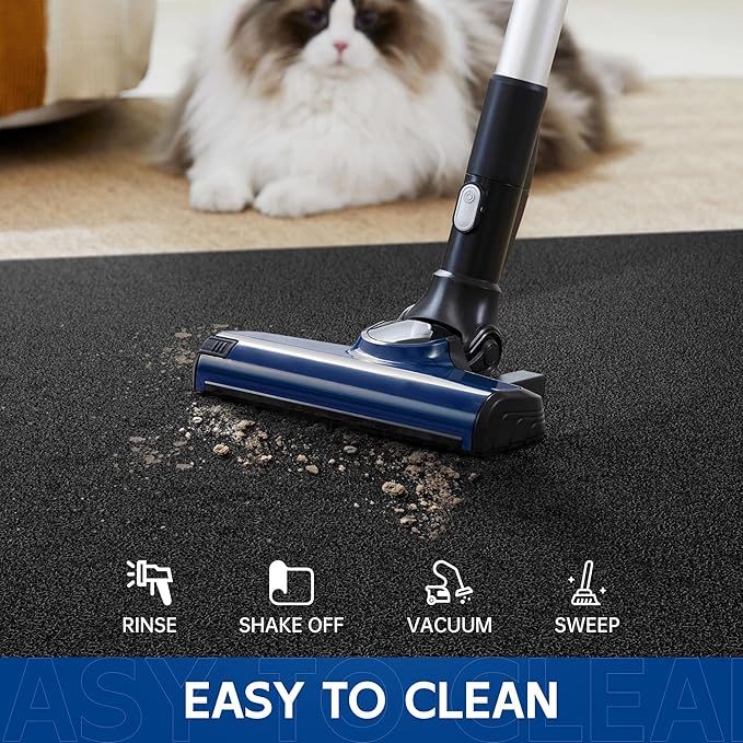 Sturdy Front Door Mat, 72" x 36" Heavy Duty Indoor Outdoor Doormat for Entryway, Fade Resistant, Waterproof Low Profile Entry Mat, Non Slip Welcome Mat for Outside Entrance, Patio, Home