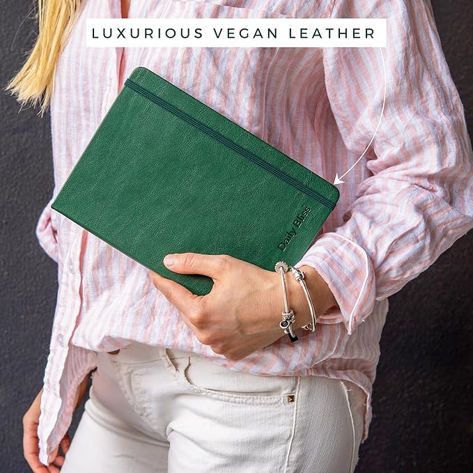 Daily Bliss Stone Paper Journal Premium A5 Hardcover Vegan Leather Notebook Journal | 160 Pages | Premium Quality Professional Notebook For Men and Women |Comes With Gift Box Waterproof Notebook