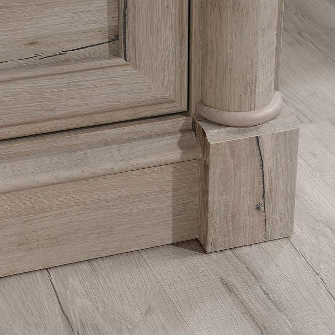 Sauder Palladia 2 Drawer File Cabinet, Lateral Filing Cabinets for Home Office, Hanging File Folders Organizer, Interlocking Drawers, in Split Oak Finish