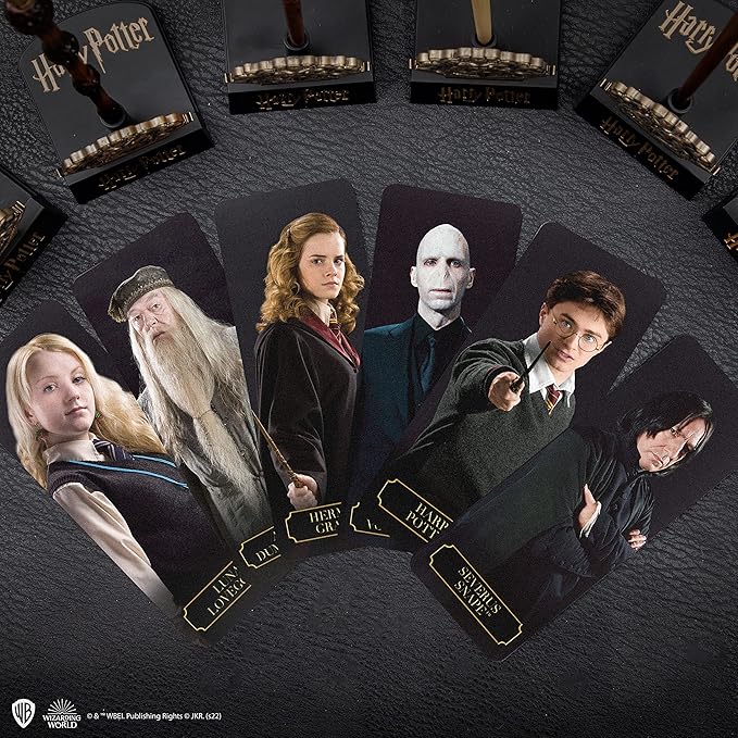 Cinereplicas Harry Potter - Voldemort Wand Pen with Stand & Lenticular Bookmark - Official License