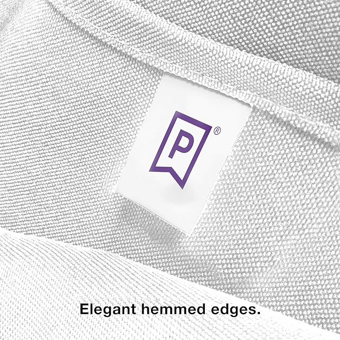 Gee Di Moda Rectangle Tablecloth - 60 x 84 Inch White Table Cloth for 5 Foot Rectangle Table - Heavy Duty Washable Fabric - for 5 Ft Buffet Table, Holiday Party, Dinner, Wedding & Baby Shower