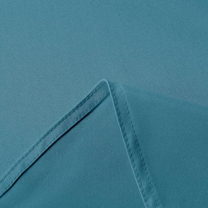 sancua Rectangle Tablecloth - 70 x 120 Inch - Stain and Wrinkle Resistant Washable Polyester Table Cloth, Decorative Fabric Table Cover for Dining Tables, Buffet Parties and Camping, Teal