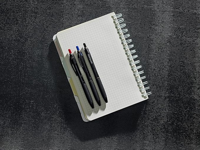 Pentonic BR-T Retractable Ballpoint Pens, 12 Count, Black Ink, 0.7 mm Fine Point, Smooth Writing For Journaling, Office & School (PEN12120)